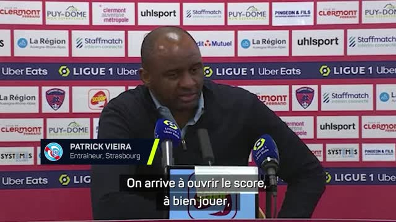 Strasbourg - Vieira : "Une baisse d'intensité"