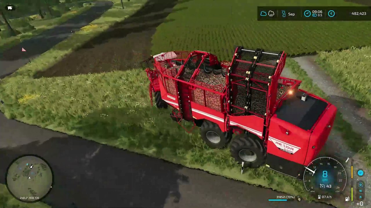 Pobiramo sladkorno repo (Farming Simulator 22 SLOVENIA)