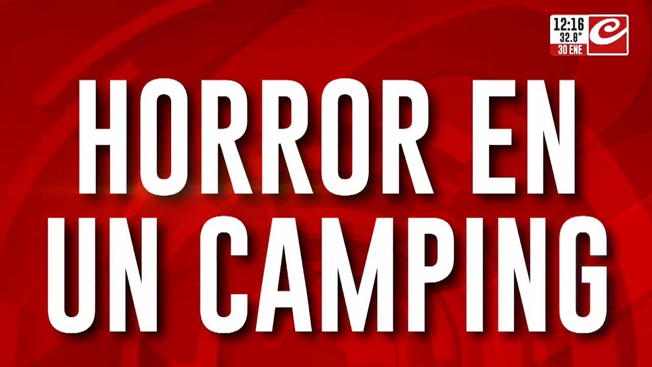 Horror en un camping: jóven de 14 años murió ahogado