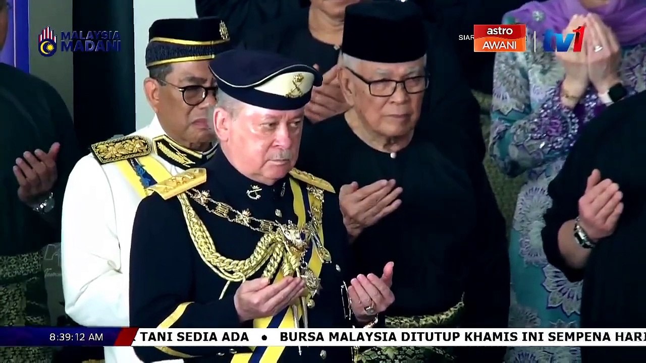 #AgongKita: Bacaan doa keberangkatan Sultan Ibrahim