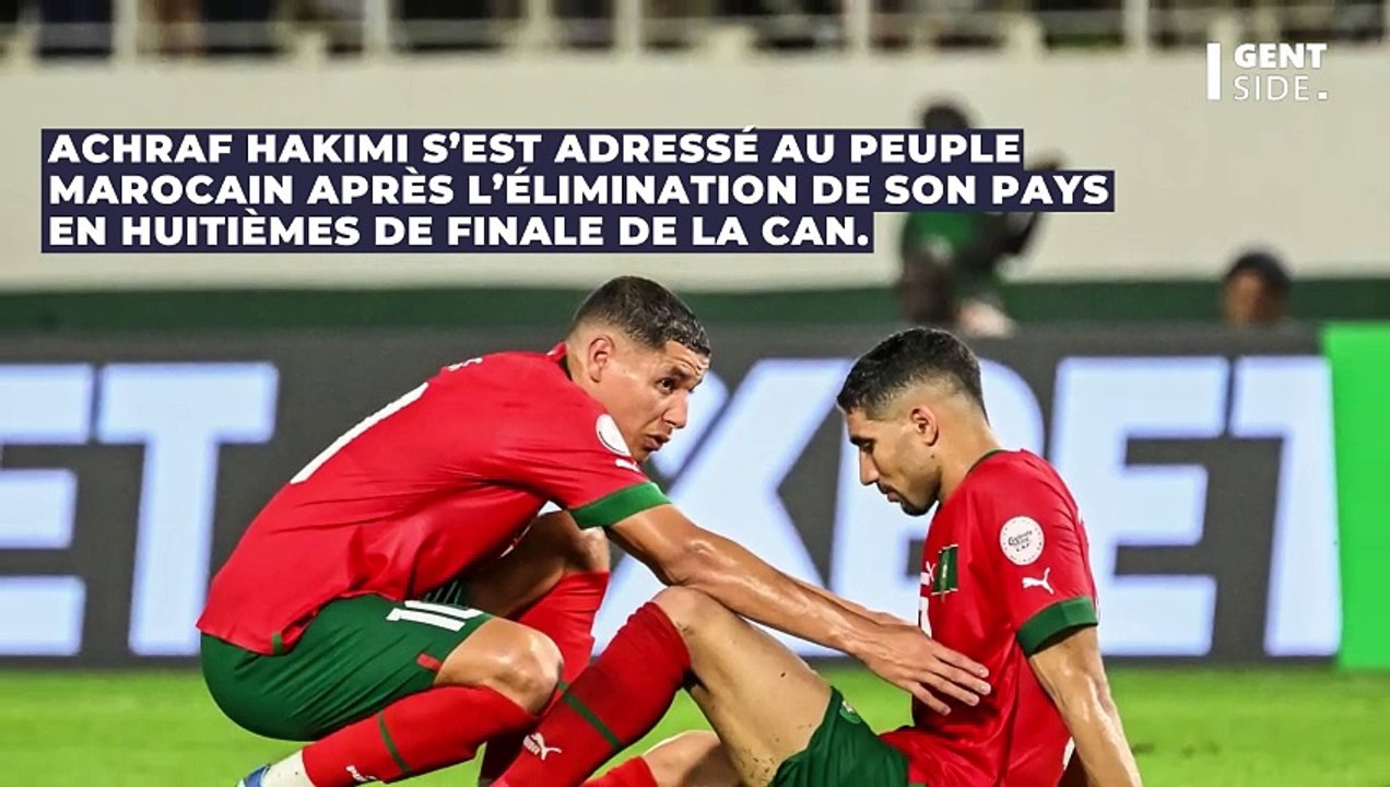 Le message touchant d'Achraf Hakimi