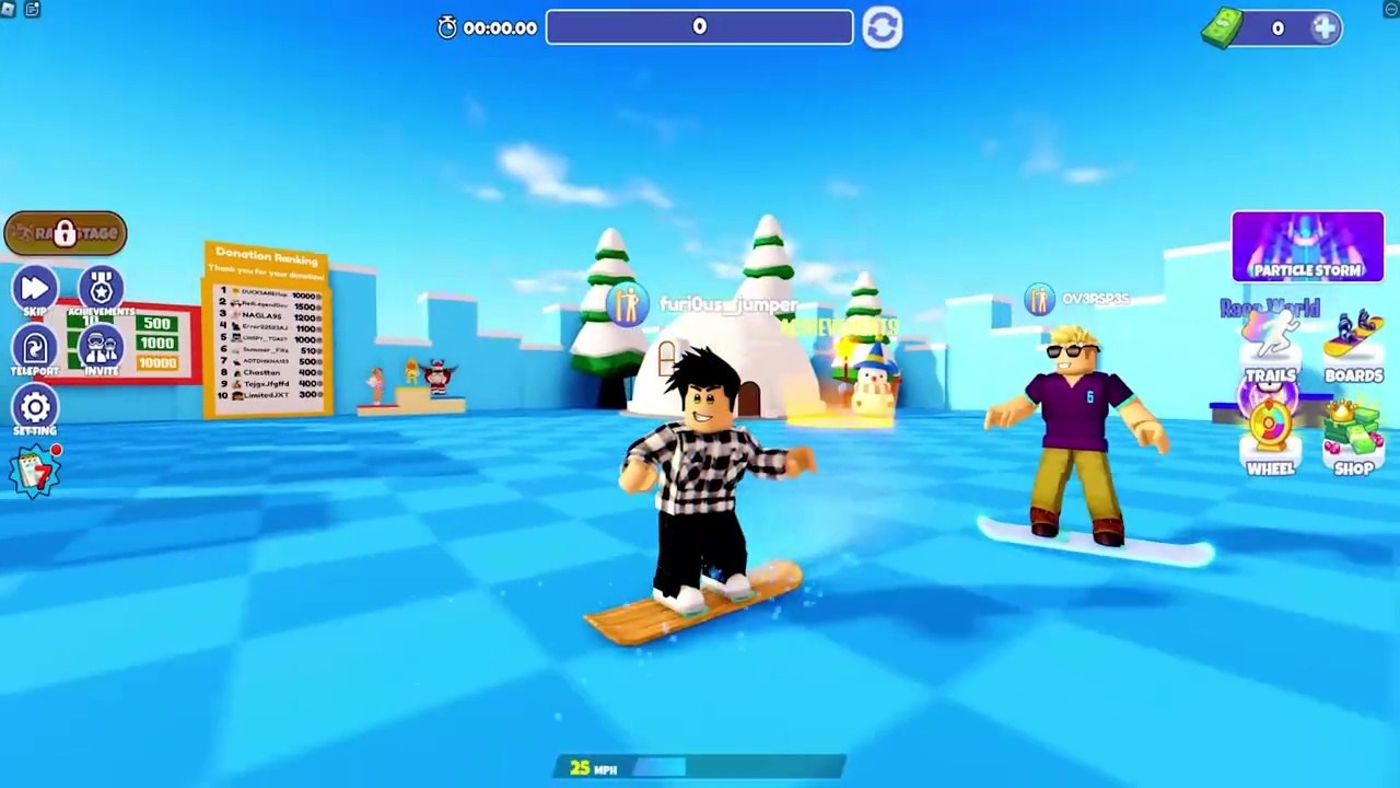 Furious Jumper - Roblox SNOWBOARD OBBY !