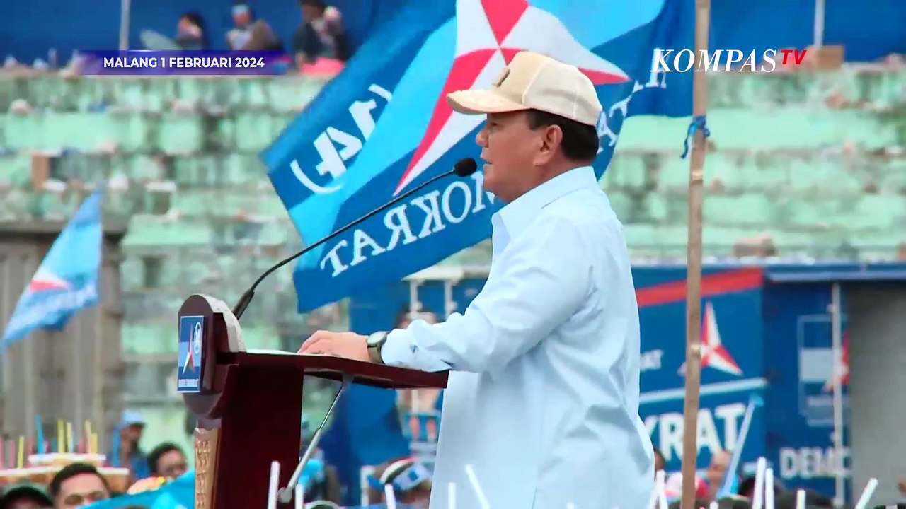 Momen Pidato dan Hormat Prabowo ke SBY usai Diberi Pujian Putra Terbaik Bangsa