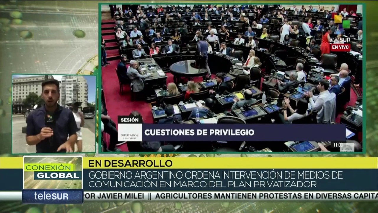 Gobierno argentino intervendrá medios públicos