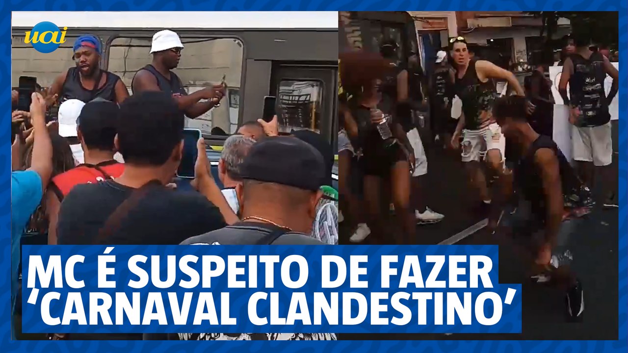 MC Saci é suspeito de fechar ruas para fazer 'carnaval clandestino'