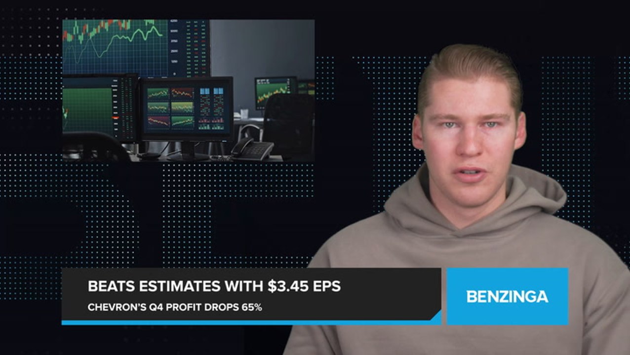 Chevron's Q4 Profit Drops 65% YoY to $2.3B, Impacted by Impairment Charges and Decommissioning Obligations