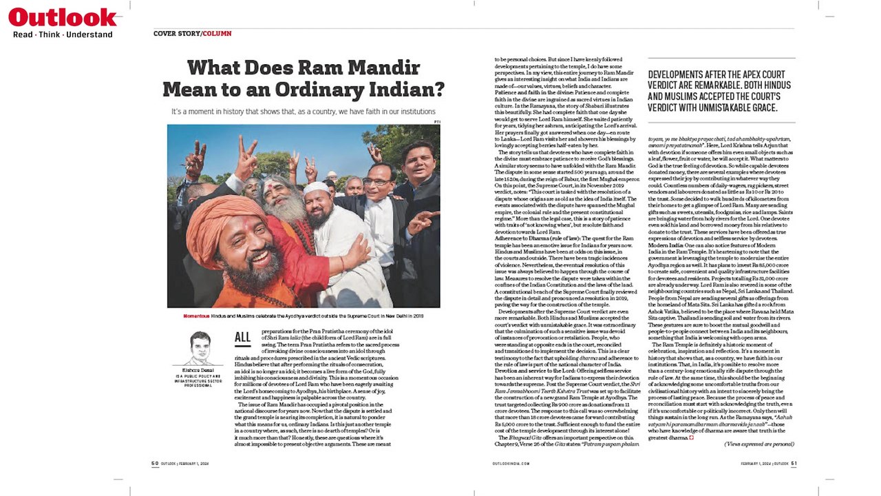 What Does Ram Mandir Mean to an Ordinary Indian