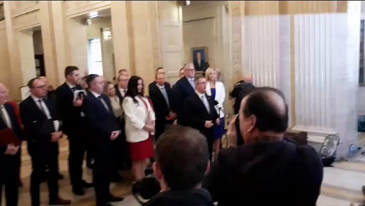 Sir Jeffrey Donaldson at Stormont