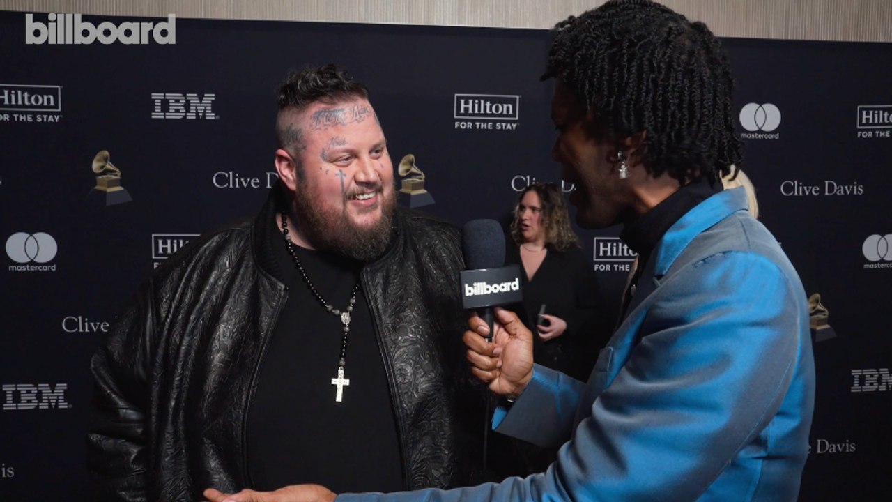 Jelly Roll Talks Being Inspired By GRAMMY Week Performers, Meeting Jon Bon Jovi & More | Clive Davis Pre-Grammy Gala 2024
