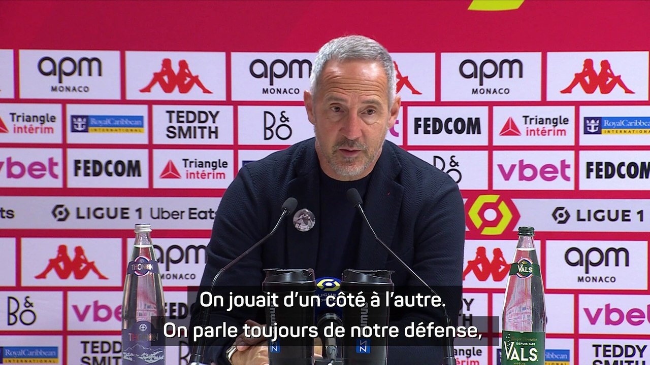 Hütter : "On est déçus"