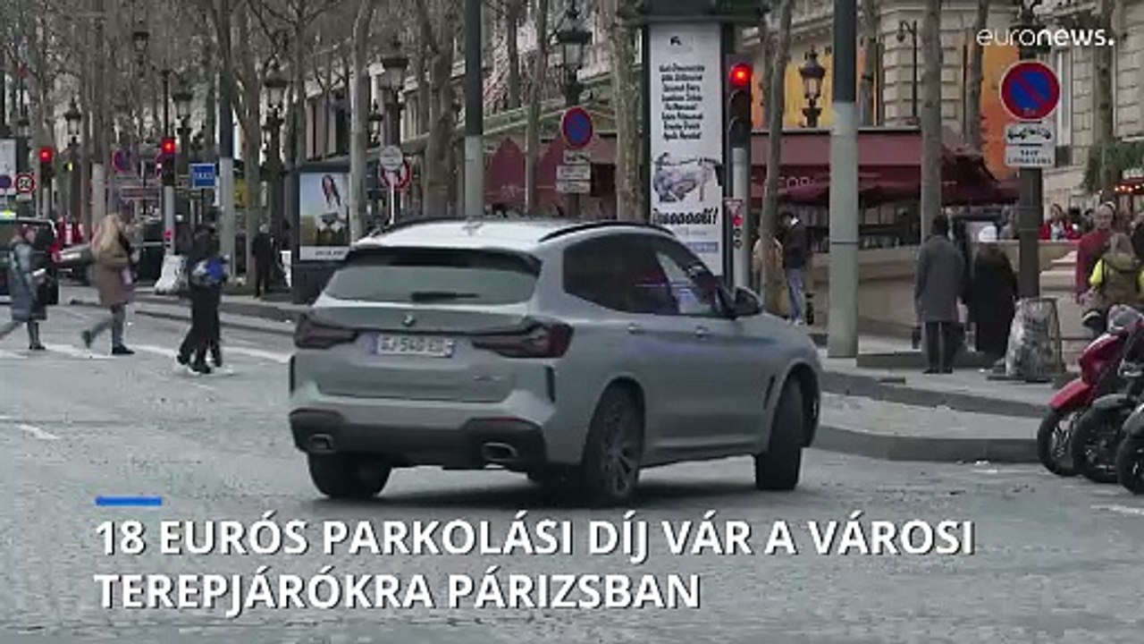 Óránként 18 eurót kell majd fizetni a parkolásért Párizsban egy SUV-val