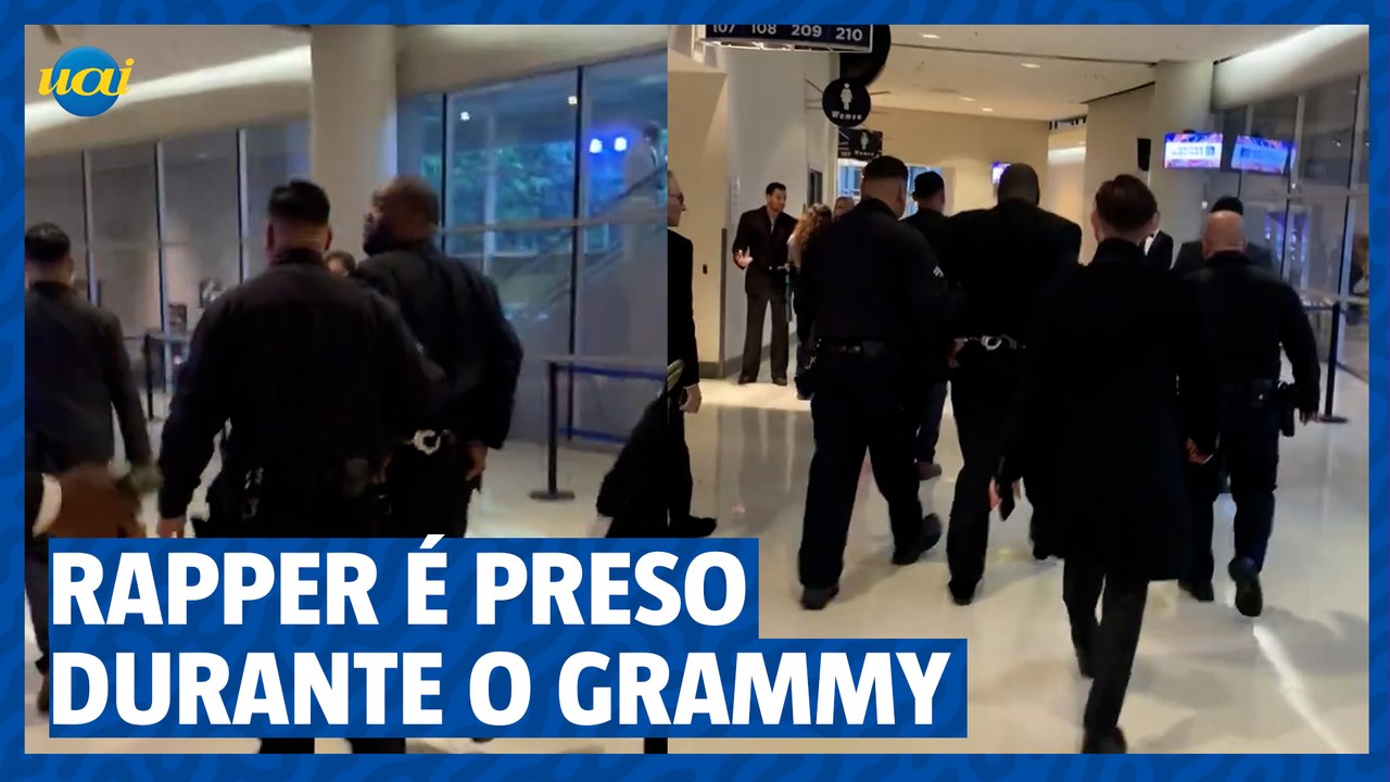 Rapper é preso no Grammy