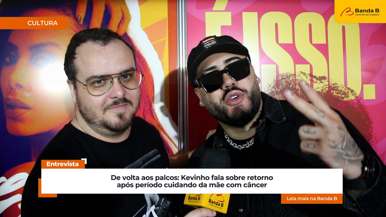Kevinho fala sobre retorno aos palcos após período cuidando da mãe