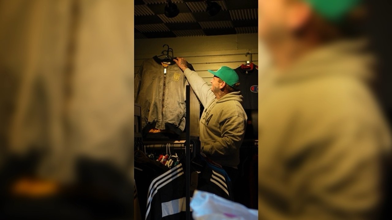 El Presidente, a new vintage streetwear shop, opens at Glasgow’s Barras Market.