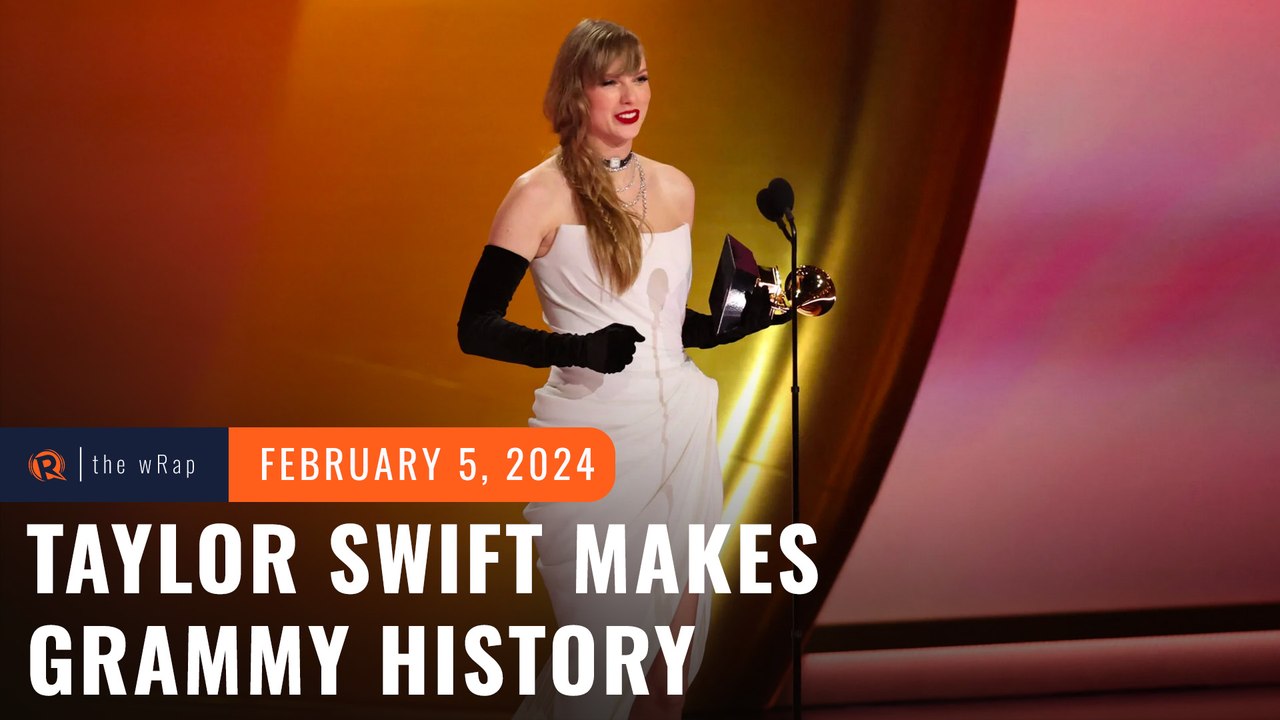 Taylor Swift makes Grammy history with fourth album of year win