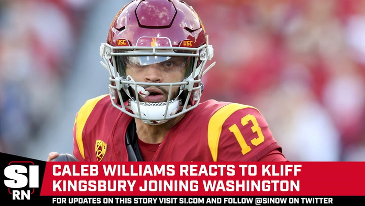 Caleb Williams Ignites Draft Rumors After Reacting to Kliff Kingsbury Joining Commanders