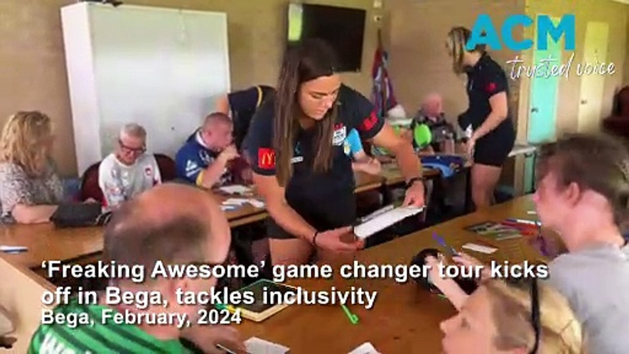 'Freaking Awesome' game changer tour kicks off in Bega, tackles inclusivity