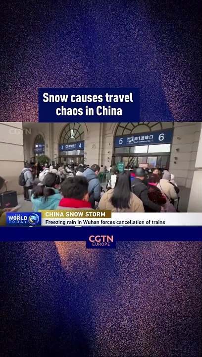 Snow causes travel chaos in China
