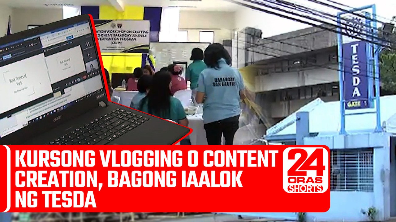 Kursong vlogging o content creation, bagong iaalok ng TESDA | 24 Oras Shorts