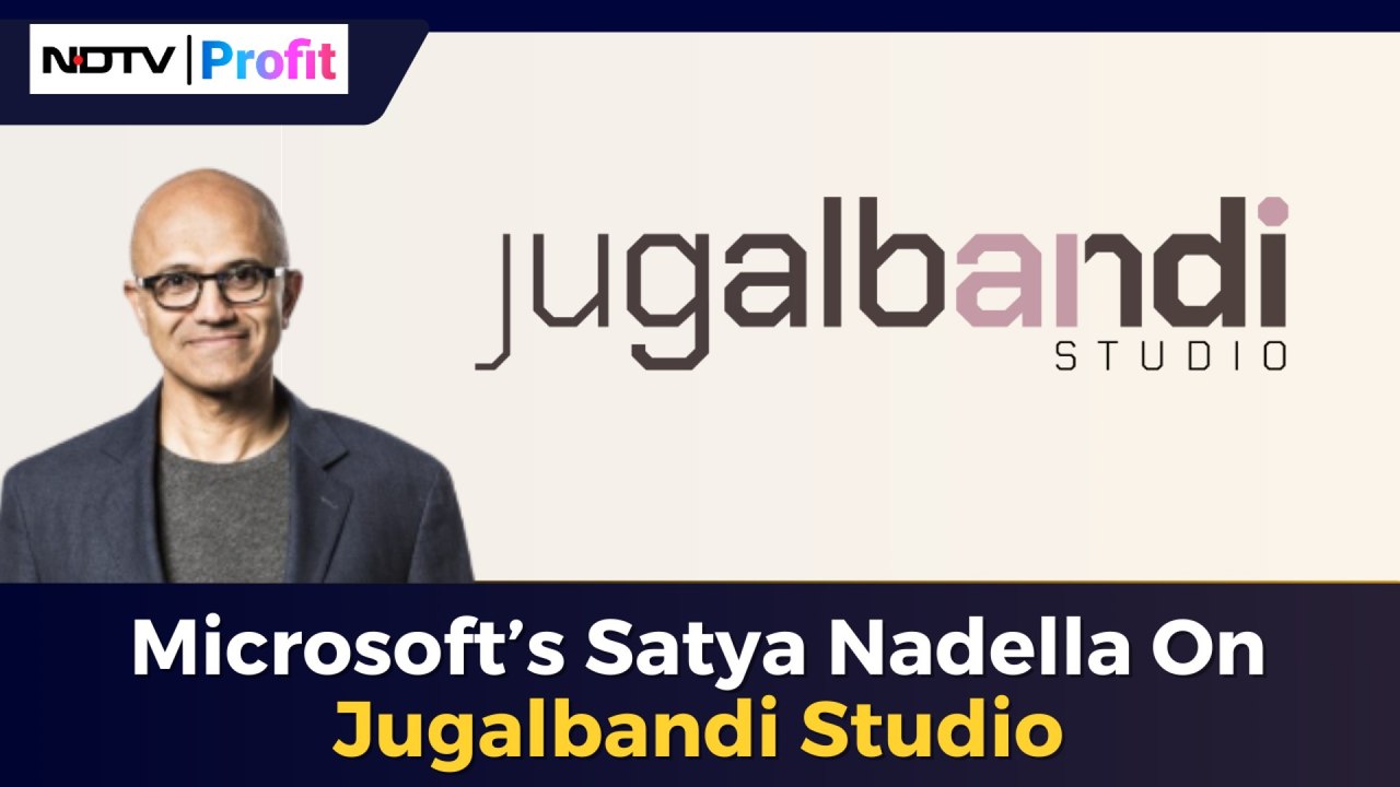 Satya Nadella On Jugalbandi AI Assistant, Formation Of Jugalbandi Studio | NDTV Profit