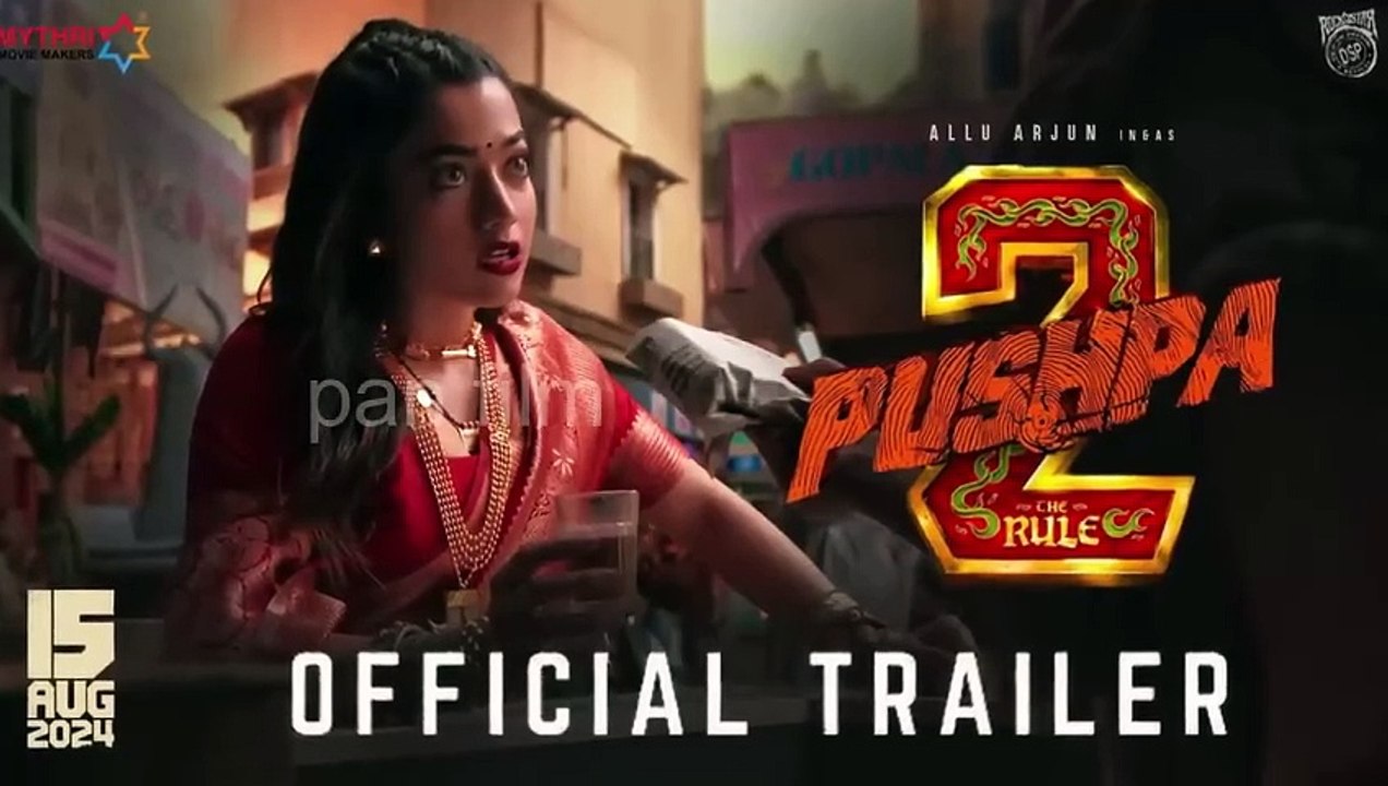 Pushpa 2 -The Rule New Trailer HINDI 2024  Allu Arjun , Rashmika  Sukumar  mythri movie makers
