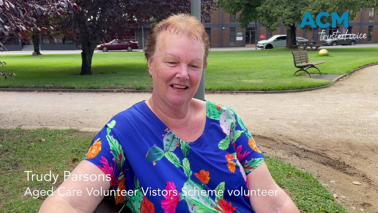 Volunteer encourages others to sign up