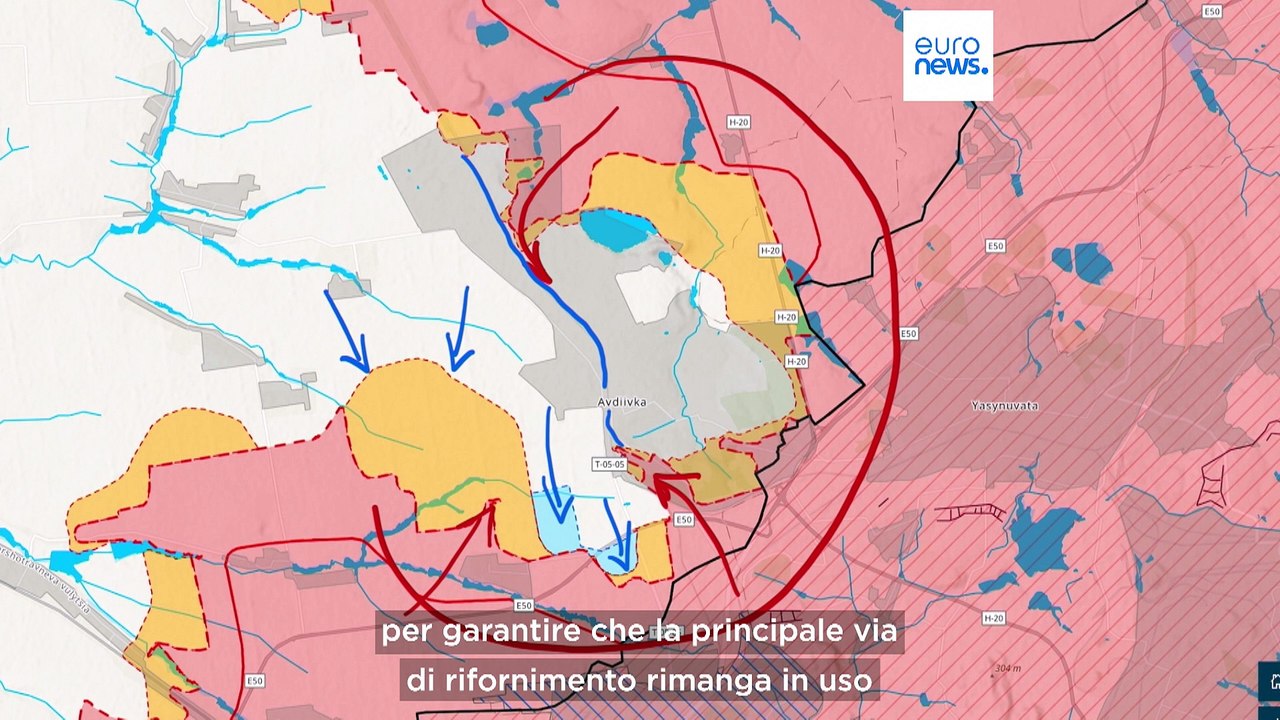 Guerra in Ucraina: l'esercito russo accerchia Avdiivka