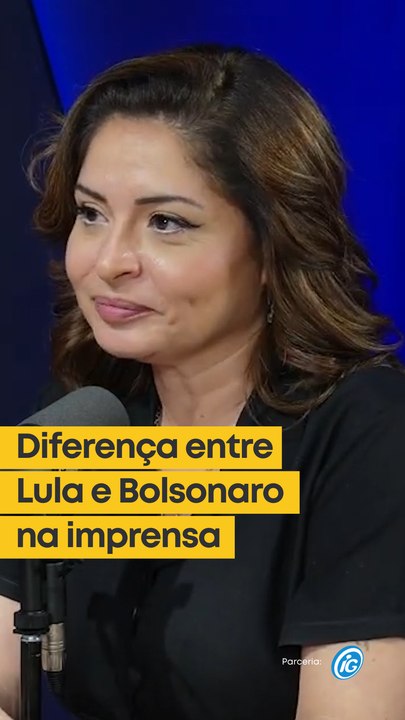 Diferença entre Lula e Bolsonaro na imprensa