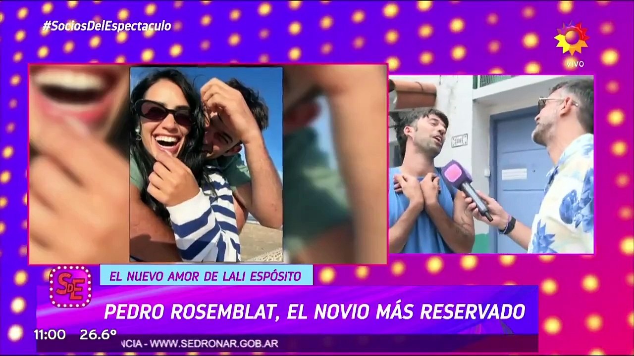 "Hay un ruido que se genera en las redes sociales que cuando salís a la calle no existe": Pedro Rosemblat defendió a Lali del hostigamiento de Milei
