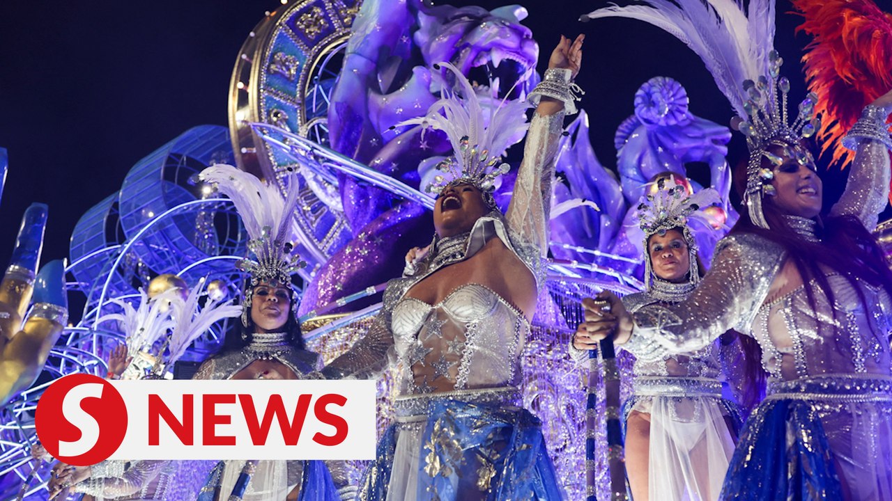 Rio's elite samba schools shine with flamboyant floats, costumes