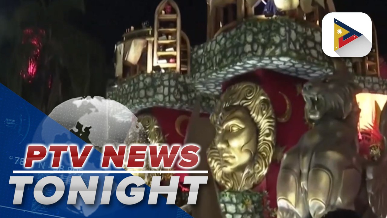 Samba schools parade in Rio’s carnival