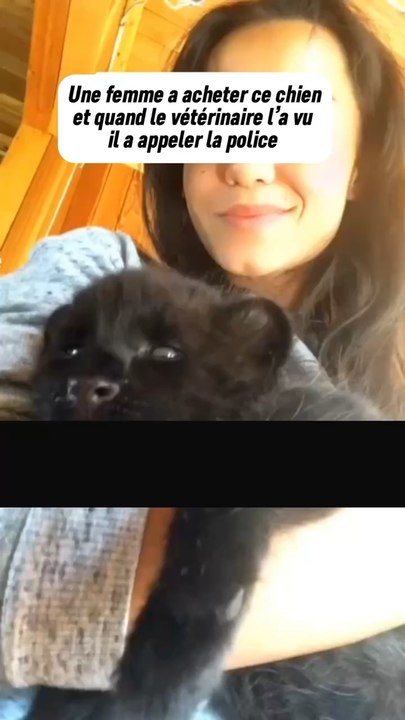 Elle a acheté ce chien