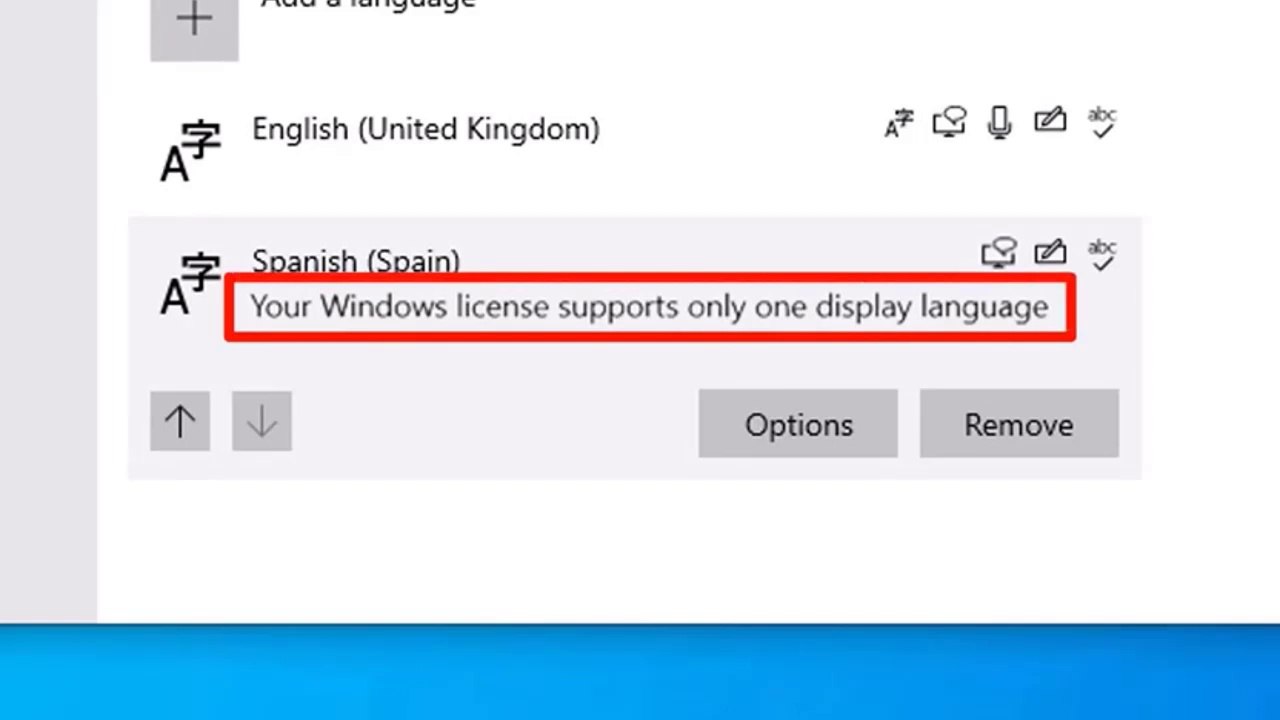 How To Fix Your Windows license only supports one display language in Windows 10 / 11