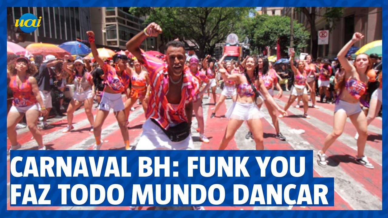 Bloco Funk You coloca todo mundo para dançar no Centro de BH
