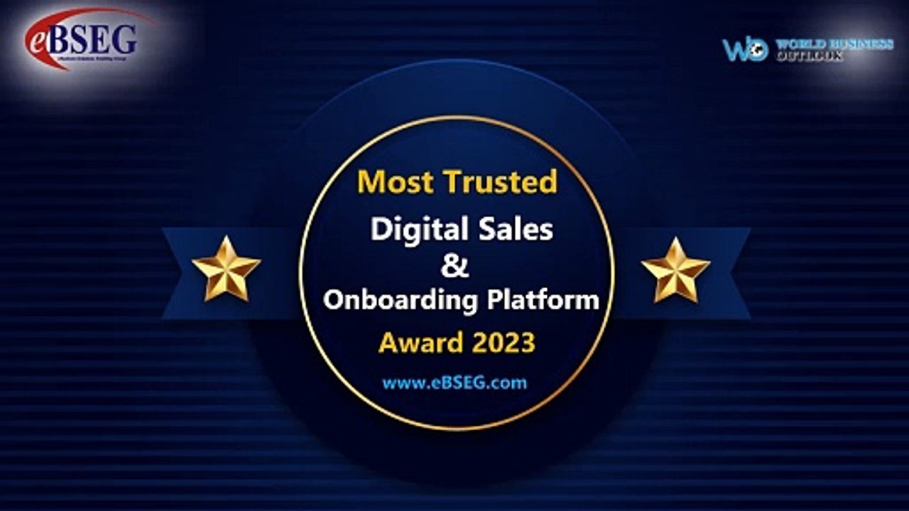 Most Trusted Digital Sales and Onboarding Platform Award