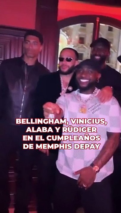 BELLINGHAM, Vinicius, Rüdiger, Alaba | MEMPHIS CUMPLEAÑOS