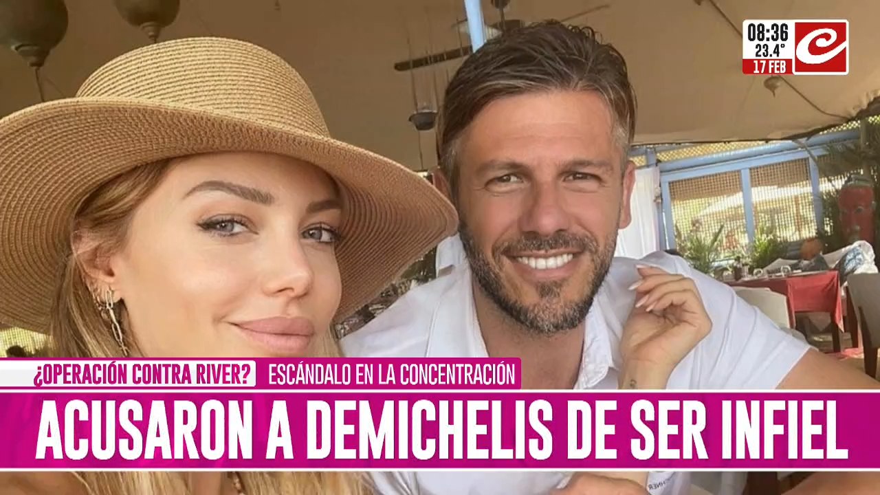 Escándalo: acusan a Demichelis de serle infiel a Evangelina Anderson