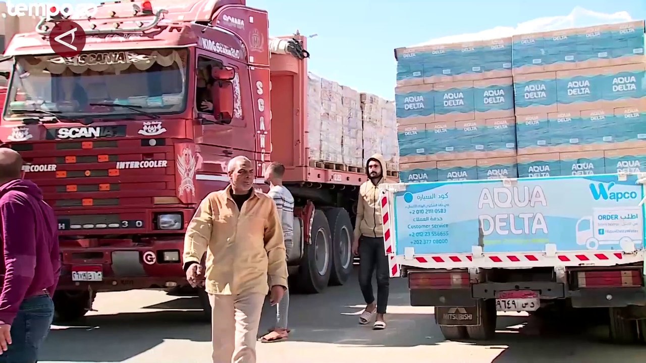 Mesir Kirim 200.000 Ton Bantuan Kemanusiaan ke Jalur Gaza