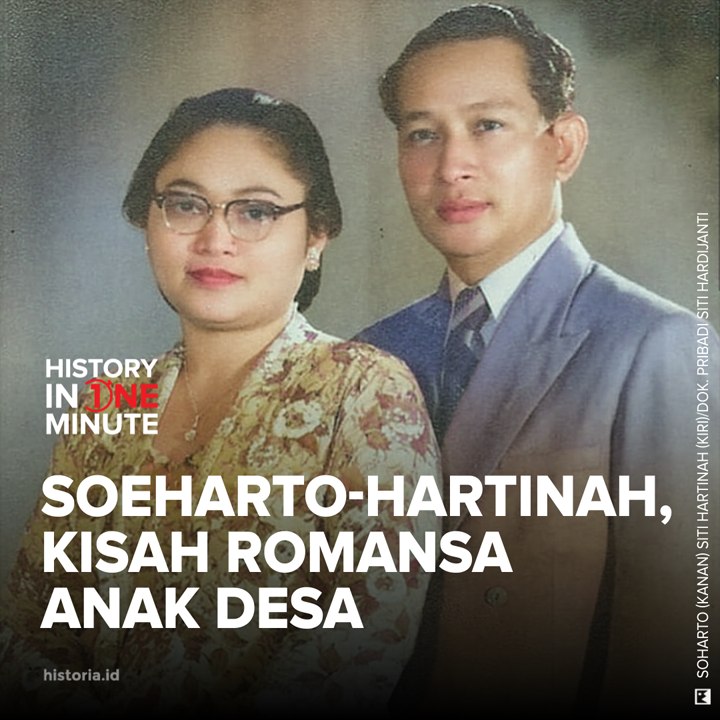Soeharto-Hartinah, Kisah Romansa Anak Desa