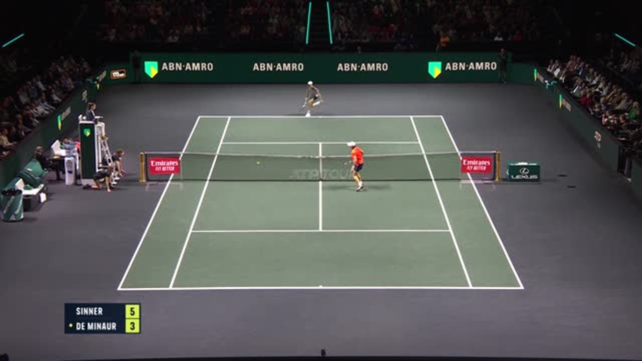 Rotterdam - Sinner remporte son deuxième titre de la saison