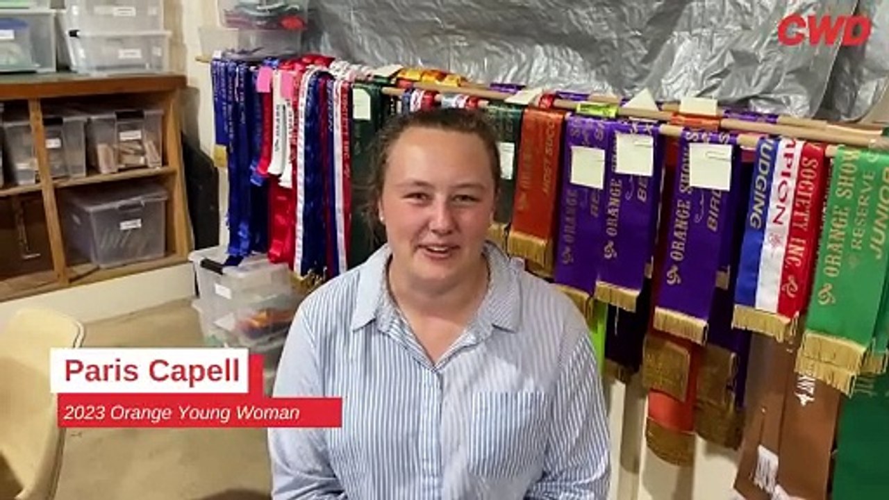 Orange Young Woman Compeition