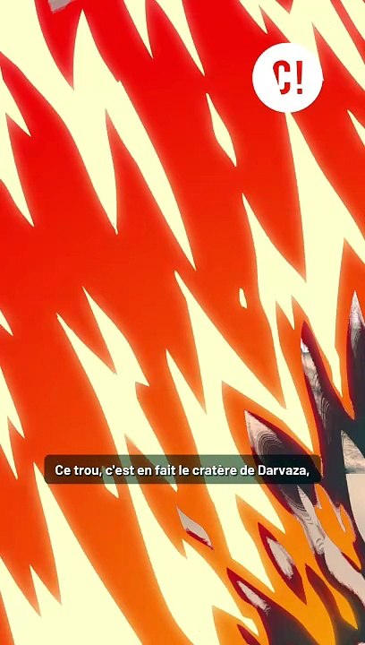 Un trou méga flippant au Turkménistan