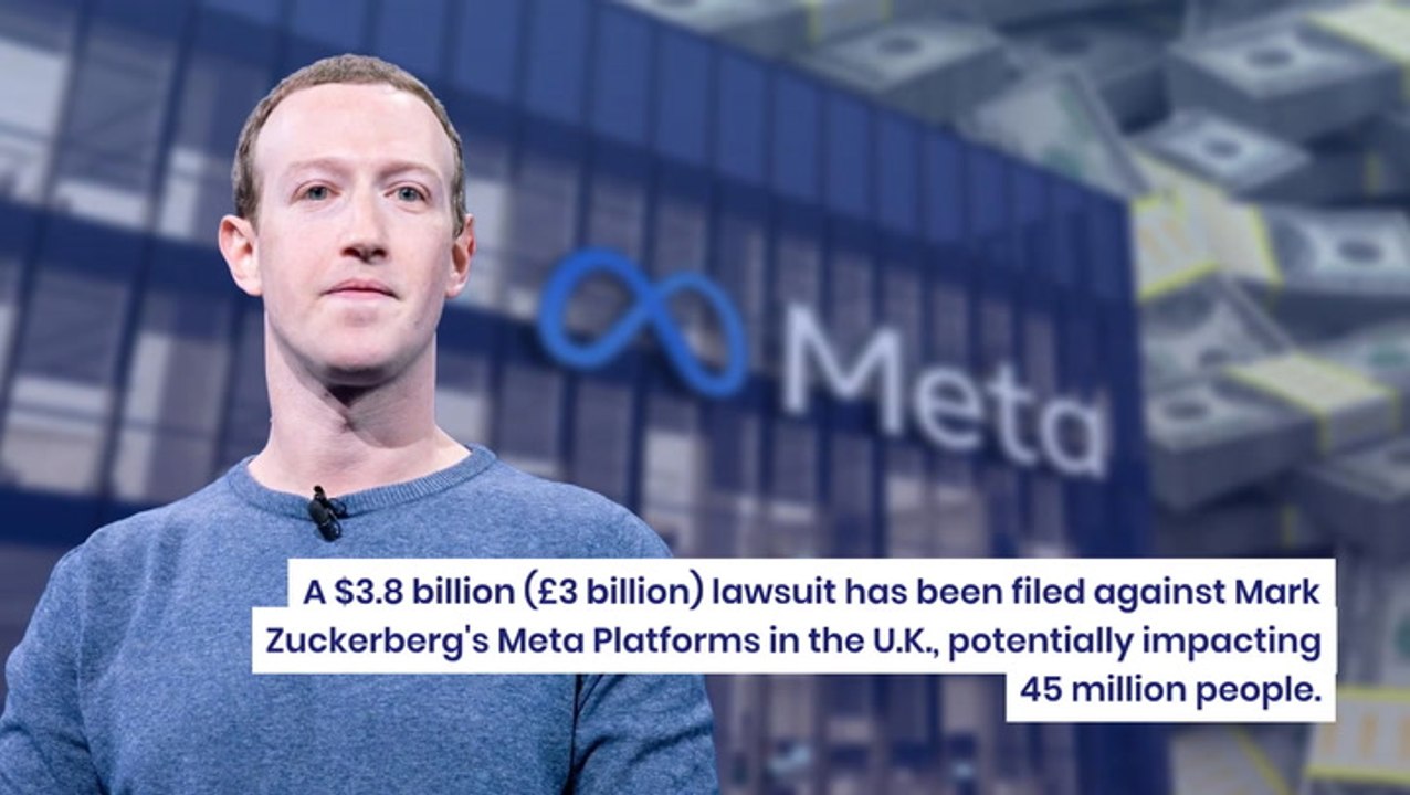 Zuckerberg's Meta Hit By A $3.8B Lawsuit In The UK Over Data Collection Practices