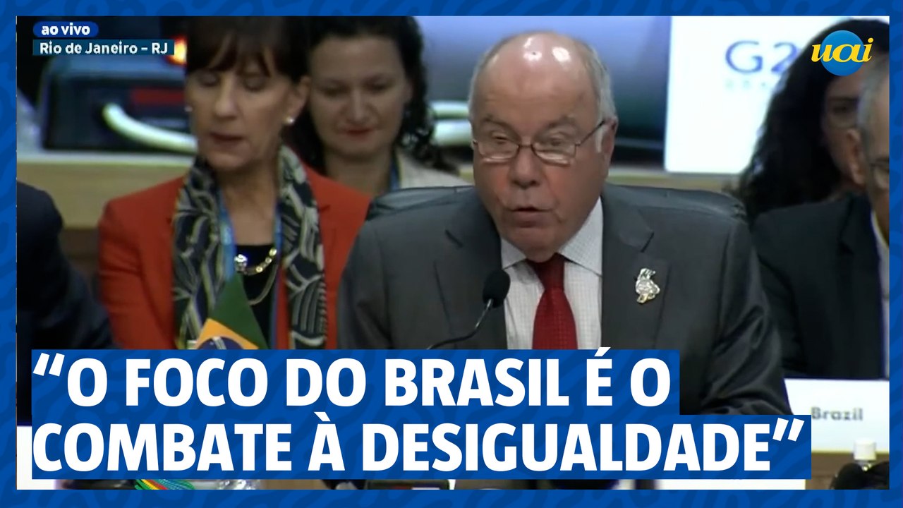 Ministro das Relações Exteriores fala do foco do Brasil