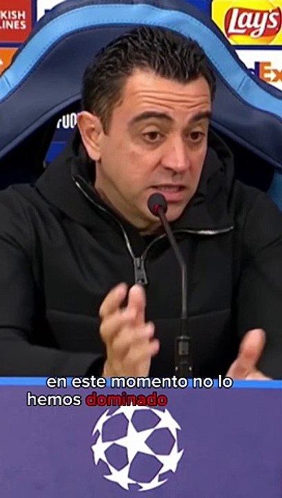 Xavi: "Hoy era para ganar el partido..."