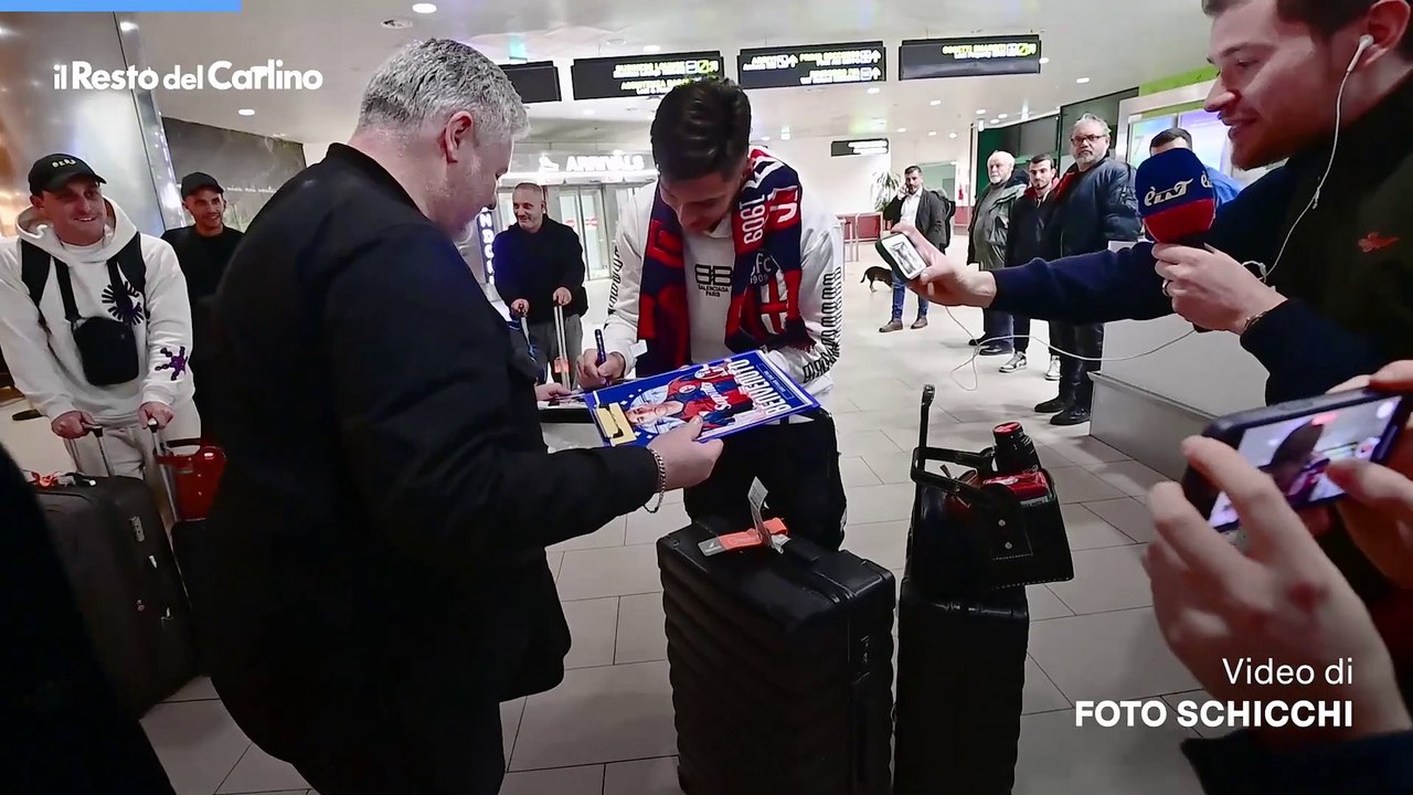 Bologna Fc, il video dell'arrivo di Santiago Castro