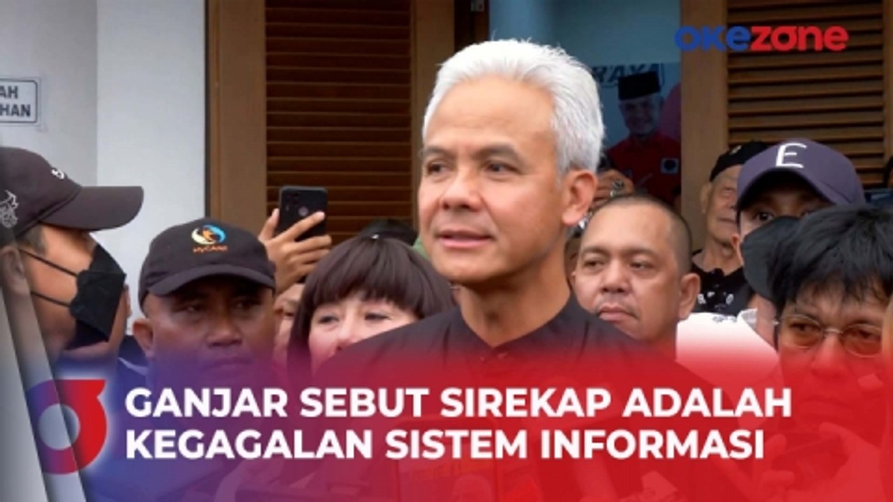 Ganjar Pranowo Sebut Sirekap Merupakan Kegagalan Sistem Informasi