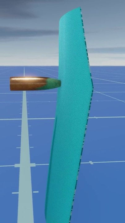 How Bulletproof Jacket Works -- #3danimation #shorts #3d