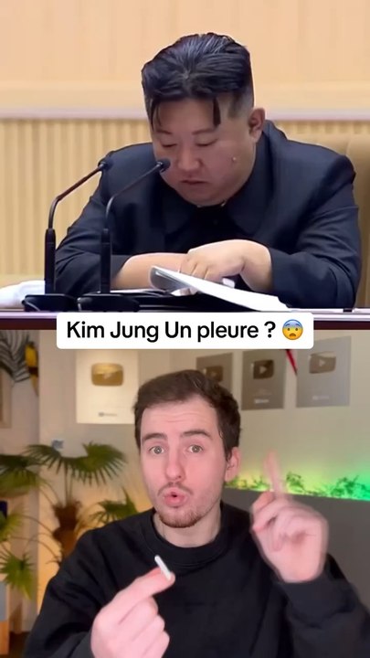 Kim Jung Un qui pleure ?