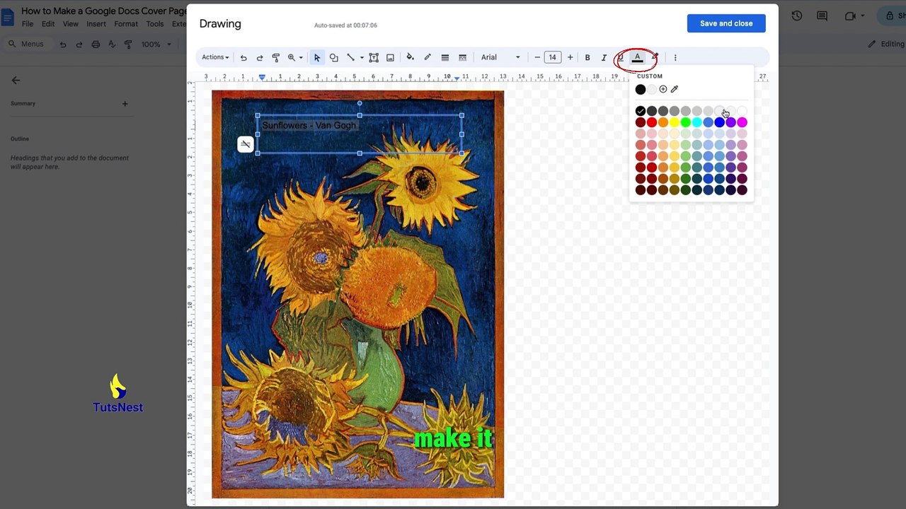 How To Make A Google Docs Cover Page
